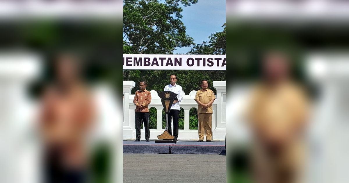Fakta-Fakta Jembatan Otista di Bogor Telan Anggaran Rp50 Miliar yang Diresmikan Jokowi