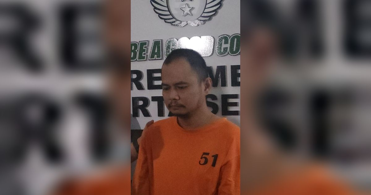 VIDEO: Dipamerkan Polisi, Kejutan Tampang Ayah Tega Bunuh 4 Anak Lemas Diborgol