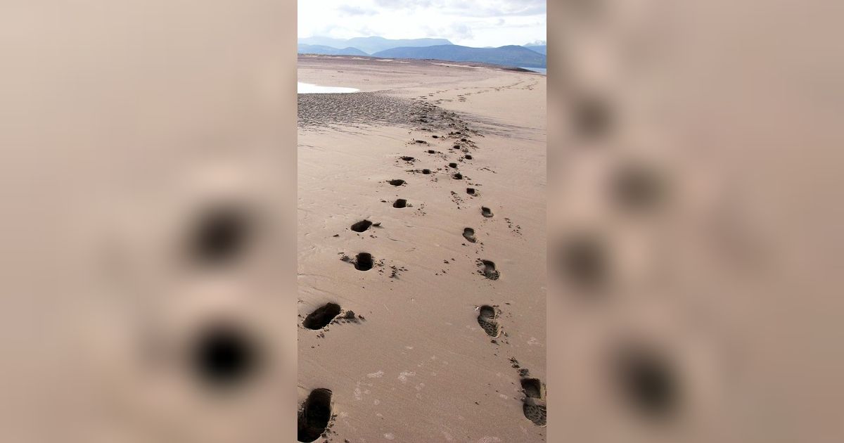 Viral Penemuan Jejak Kaki Manusia di China, Diduga Milik Raksasa yang Pernah Hidup di Bumi