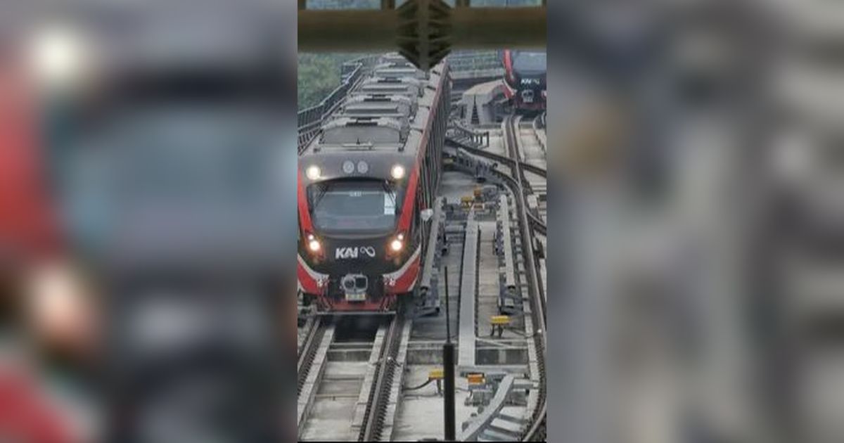 Viral LRT Jabodebek Berasap di Stasiun Halim, KAI Sebut Bukan Terbakar