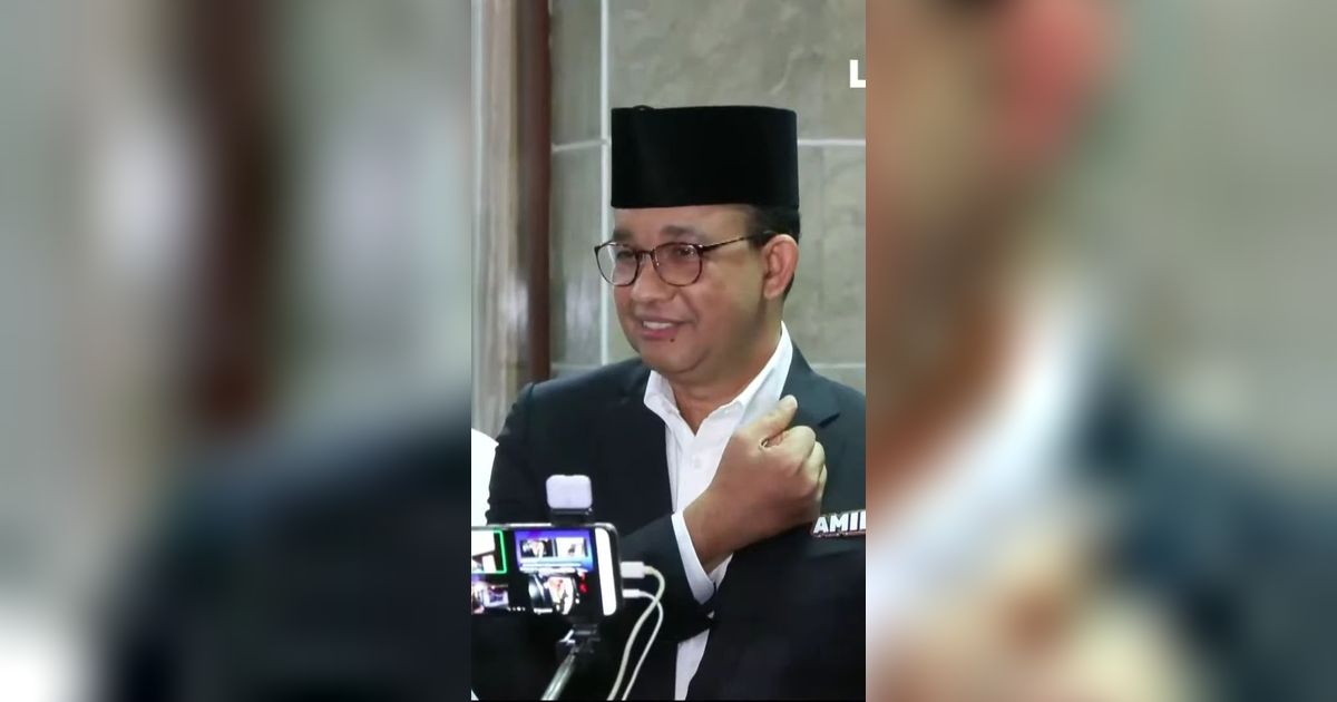 Gaya Anies Antar Cak Imin, Tangan Mengepal di Dada Mirip Karakter Anime Attack on Titan