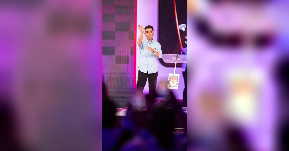 Debat Cawapres, Gibran Bicara Pandangan Ekonomi Kerakyakan dengan Gunakan Istilah Bahasa Asing