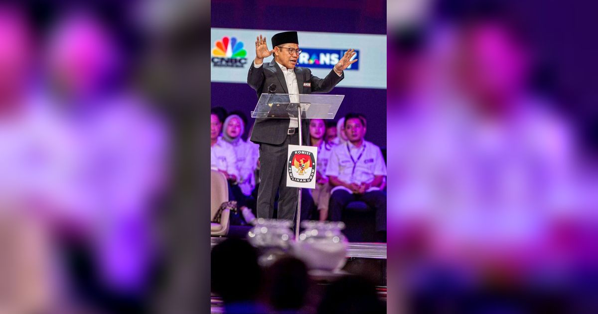 VIDEO: Buka Debat, Cak Imin Keras Ingin 'Peras' Pajak Orang-Orang Kaya Indonesia