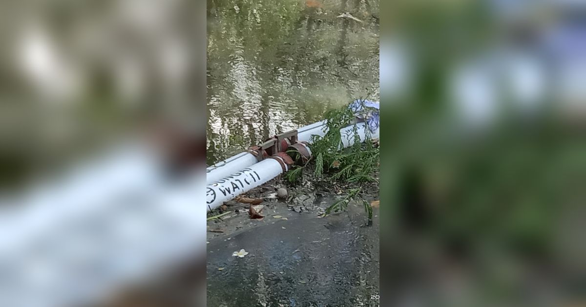 Jasad Bayi Ditemukan Tersangkut Jaring Sampah di Sungai Denpasar