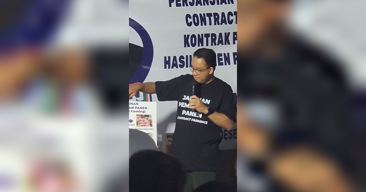 Kampanye di Brebes, Anies Tawarkan Program Contract Farming untuk Jaga Stabilitas Harga Pangan