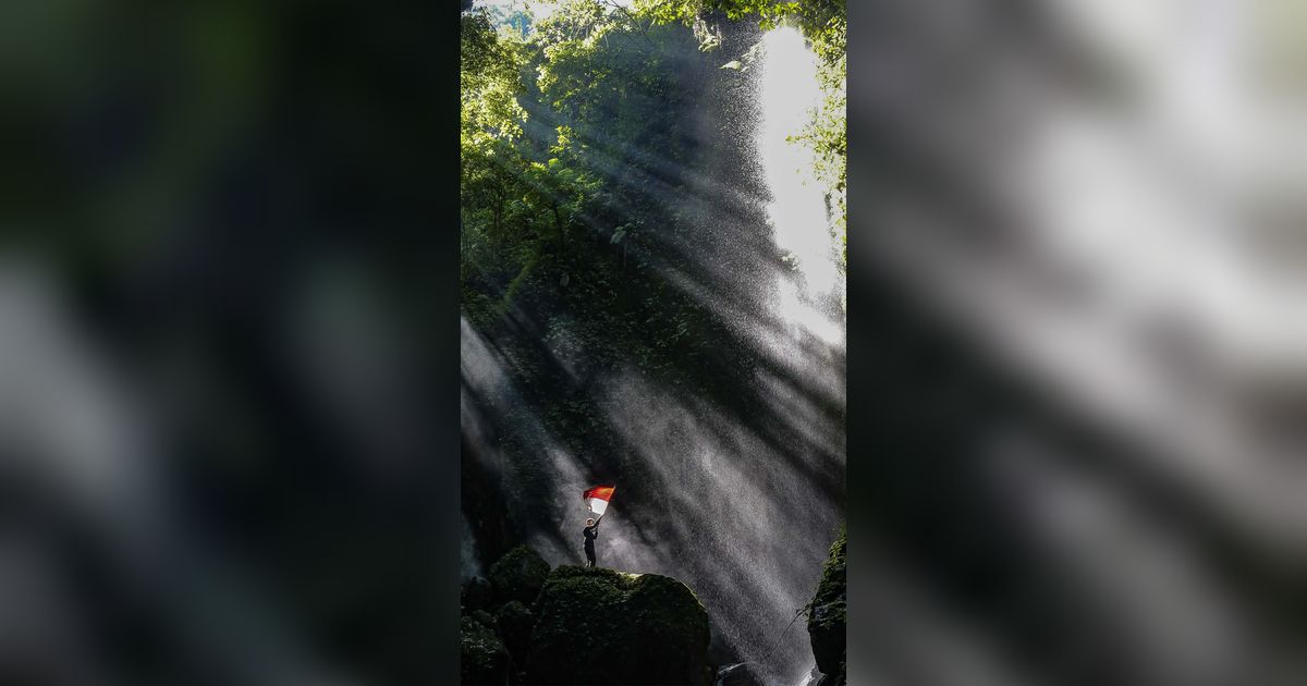 FOTO: Pesona Curug Walet yang Tersembunyi di Kaki Gunung Salak Bogor, Cantiknya Sungguh Menawan