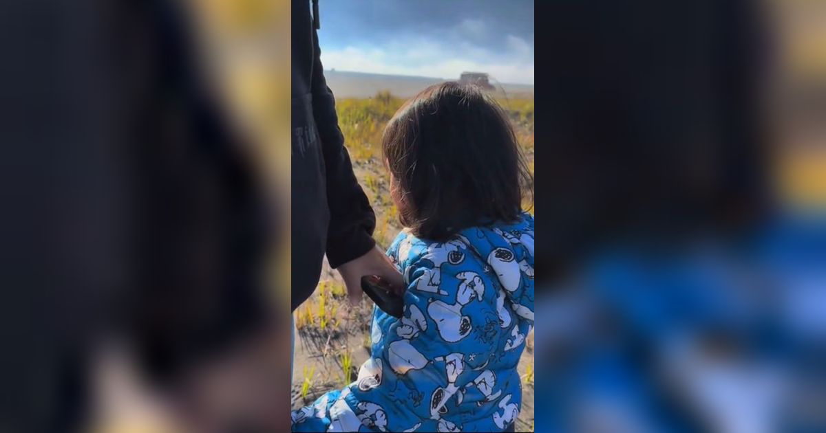 Bocah Jalan-jalan ke Bromo Nangis Sesenggukan karena Tak Bertemu Teletubbies