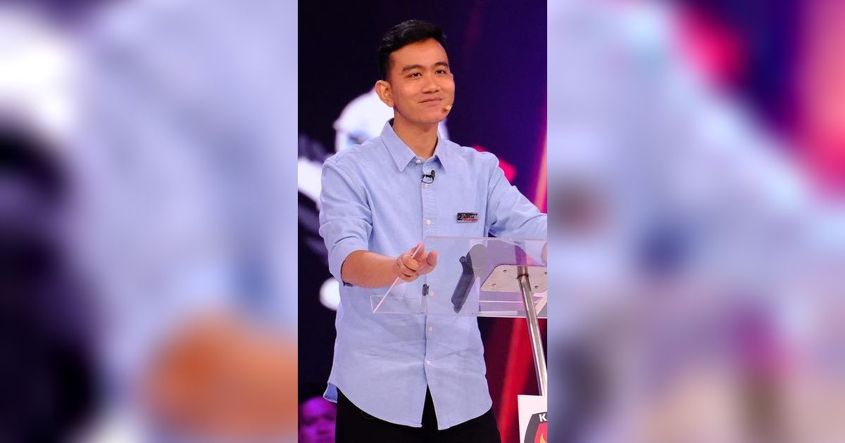 Gibran Kenakan Sepatu Harga Merakyat Saat Debat Cawapres 2024, Harganya Cuma Ratusan Ribu