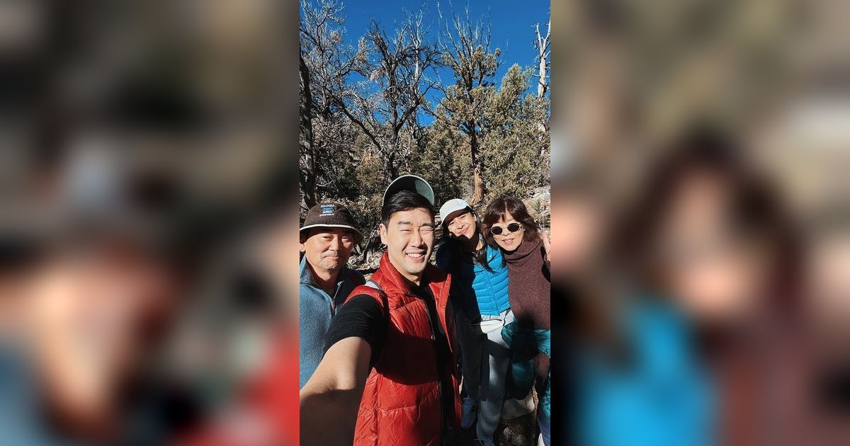 10 Foto Keseruan Maudy Ayunda Hiking Bareng dengan Keluarga Jesse Choi di Amerika Serikat, Potret Cantiknya Curi Perhatian