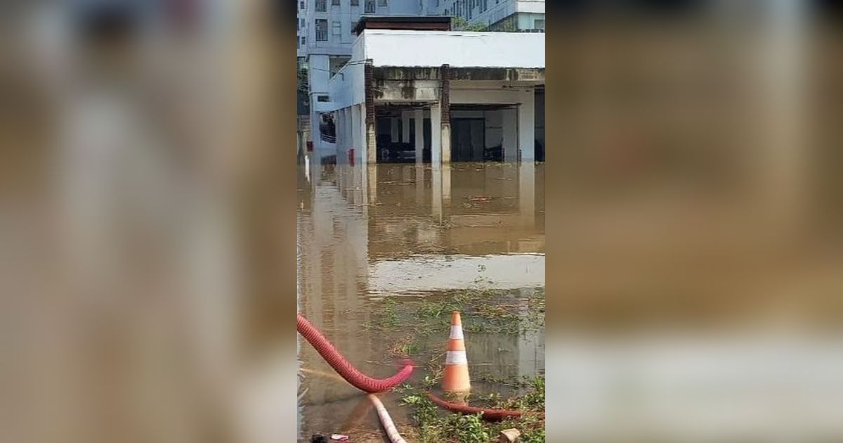 Viral Parkiran Basement Apartemen di Tangerang Banjir, Puluhan Mobil Terendam