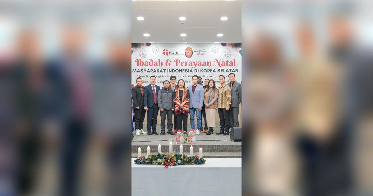 Potret Perayaan dan Ibadah Natal WNI di Korsel