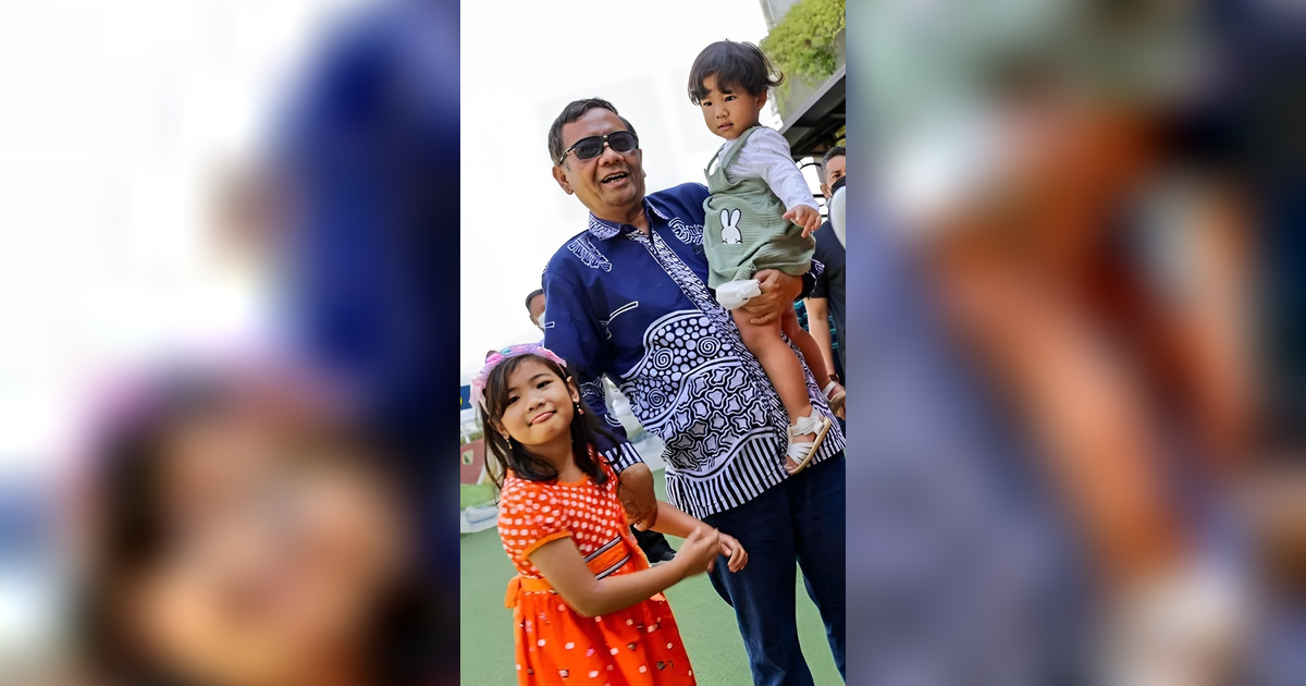 Potret Manis Mahfud MD dan Para Cucu, Suka Curi Waktu untuk Lepas Rindu