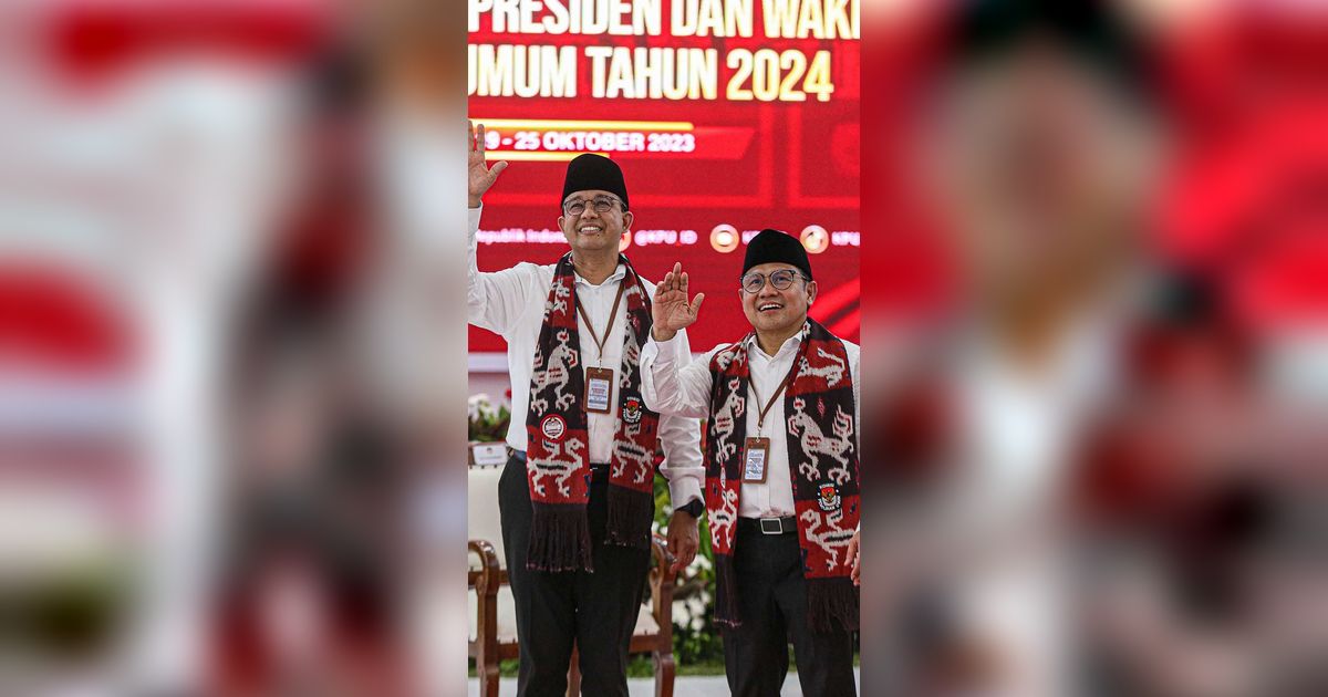 Tiga Faktor Penyebab Elektabilitas Anies-Muhaimin Naik dan Salip Ganjar-Mahfud Versi LSI Denny JA