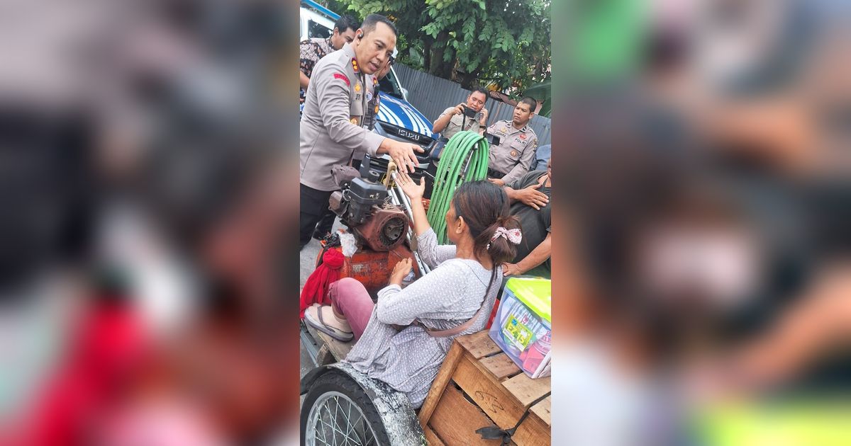 Pulang Sosialisasi Pemilu, Kapolresta Pekanbaru Cegat Disabilitas