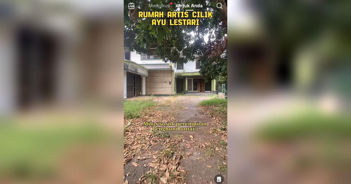 Si Artis Tewas Dibunuh! 10 Potret Rumah Terbengkalai Ayu Lestari yang Angker & Berhantu