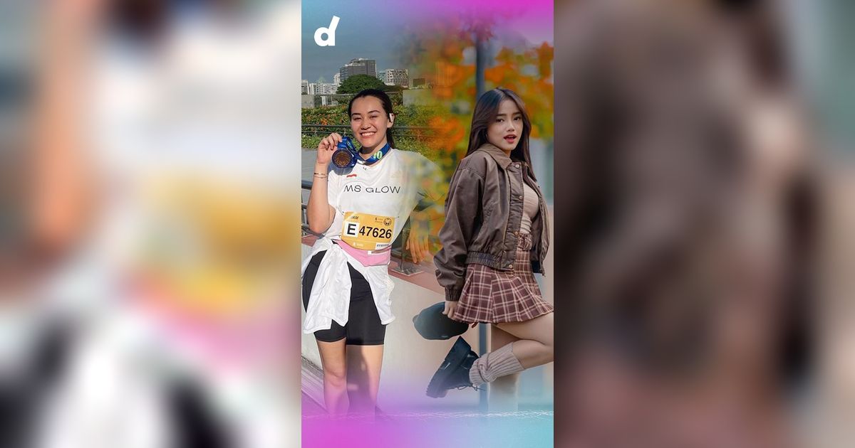 Beda Aaliyah Massaid dan Fuji di Lomba Maraton Singapura: Yang Satu Sudah Puas jadi Tim Hore