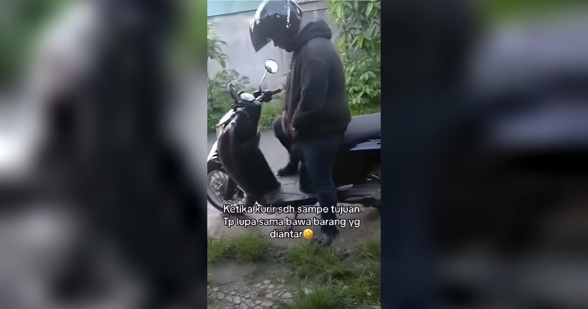 Kocak Banget! Kurir Datang ke Customer Malah Lupa Bawa Paket Pesanannya