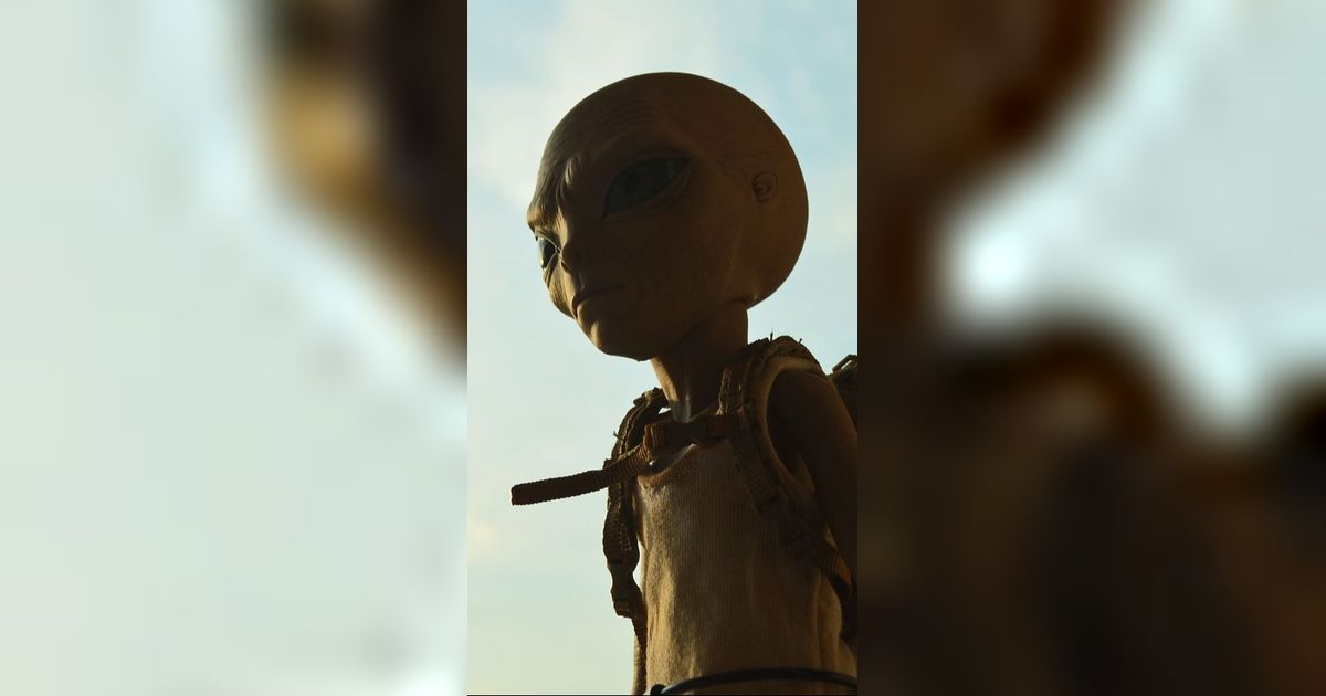 Viral Temuan Lukisan Alien Misterius dengan Kepala Besar di Sebuah Gua Kuno