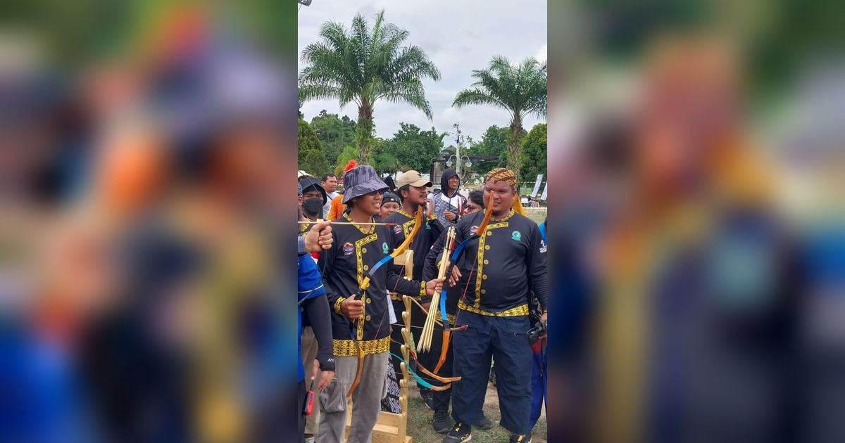 250 Pemanah Adu Kemampuan di Traditional Archery Tournament Bupati Kutai Timur Cup