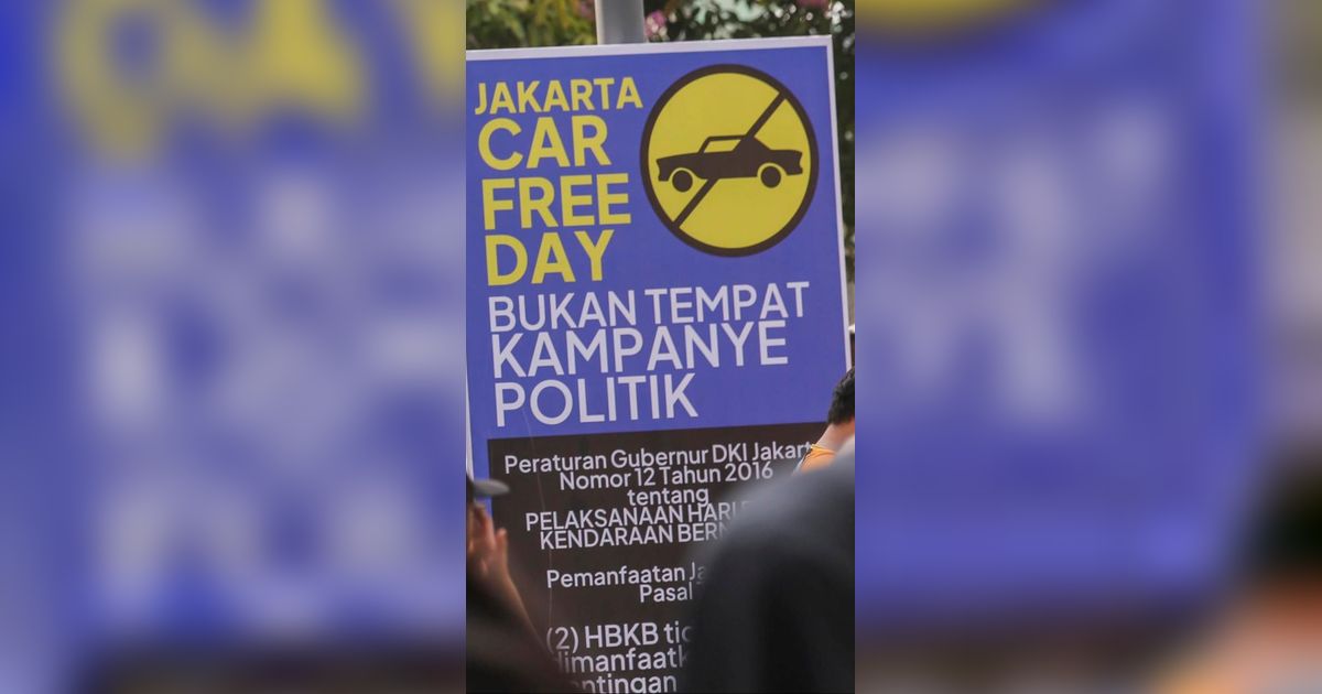 Bawaslu Minta Pj Gubernur DKI Tertibkan CFD agar Tak Jadi Tempat Kegiatan Politik