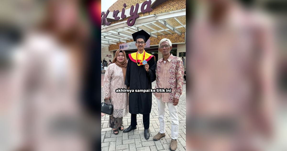 VIDEO: Bikin Bangga, Empat Tahun Kuliah Sambil Narik Ojek Online Akhirnya Wisuda