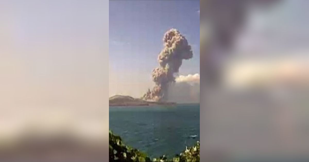 Erupsi Gunung Anak Krakatau, Lontarkan Abu Setinggi 1.400 Meter