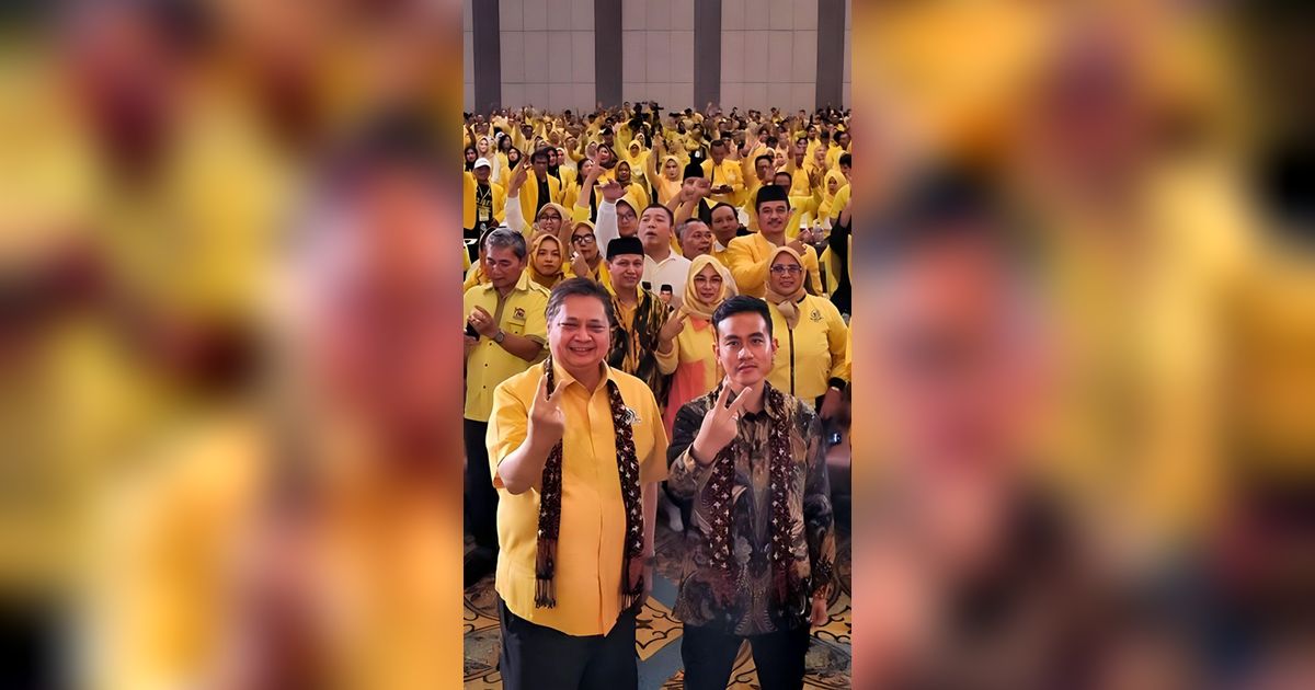 Gibran Hadiri Konsolidasi Golkar Jateng, Airlangga Optimistis Prabowo Menang Satu Putaran