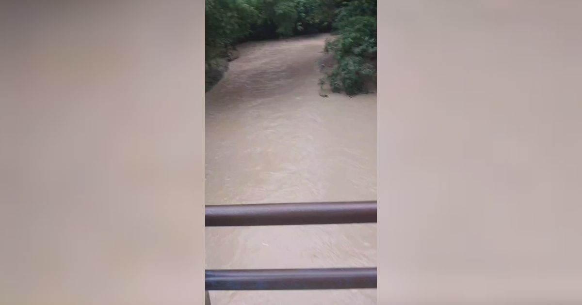 VIDEO: Enggak Ada Takutnya, Anak-Anak Nekat Berenang di Sungai Dengan Arus Deras