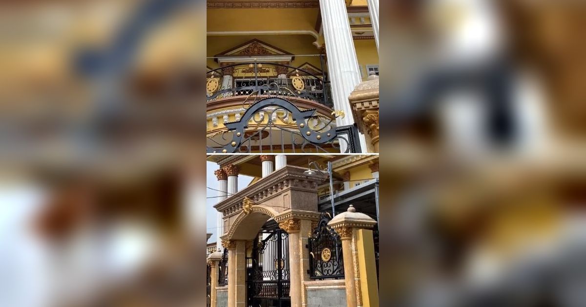 Viral Rumah Megah Bak Istana di Rembang, Pemiliknya Bukan Sosok Sembarangan