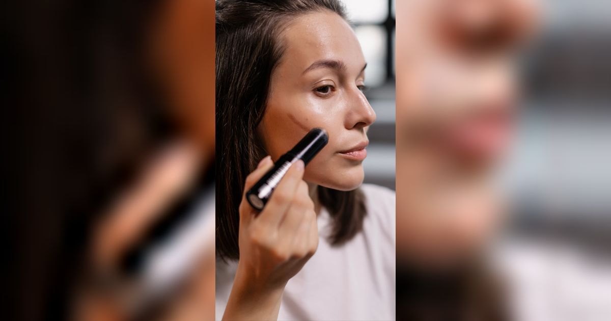 Vertical Contouring, Rahasia Kontur Terbaik untuk Wajah Bulat