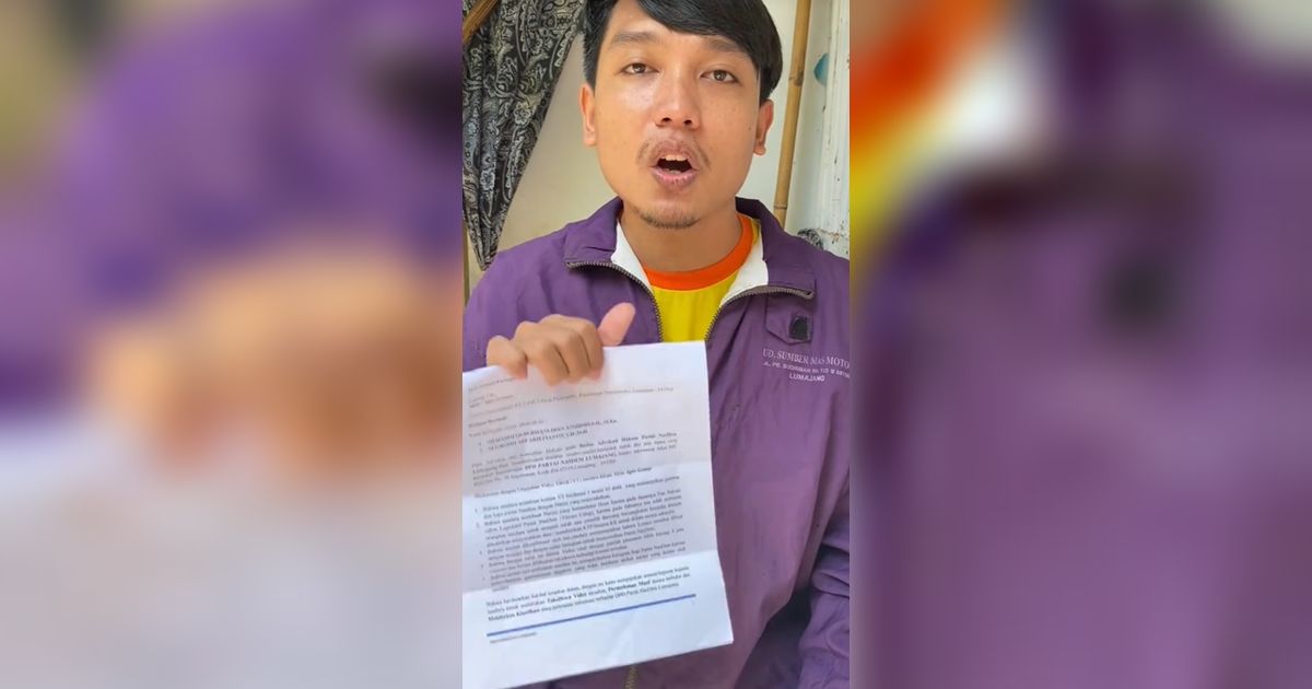 Video Copot Stiker Caleg di Rumahnya Viral, Pria di Lumajang Ini Ungkap Dapat Tuntutan Minta Maaf