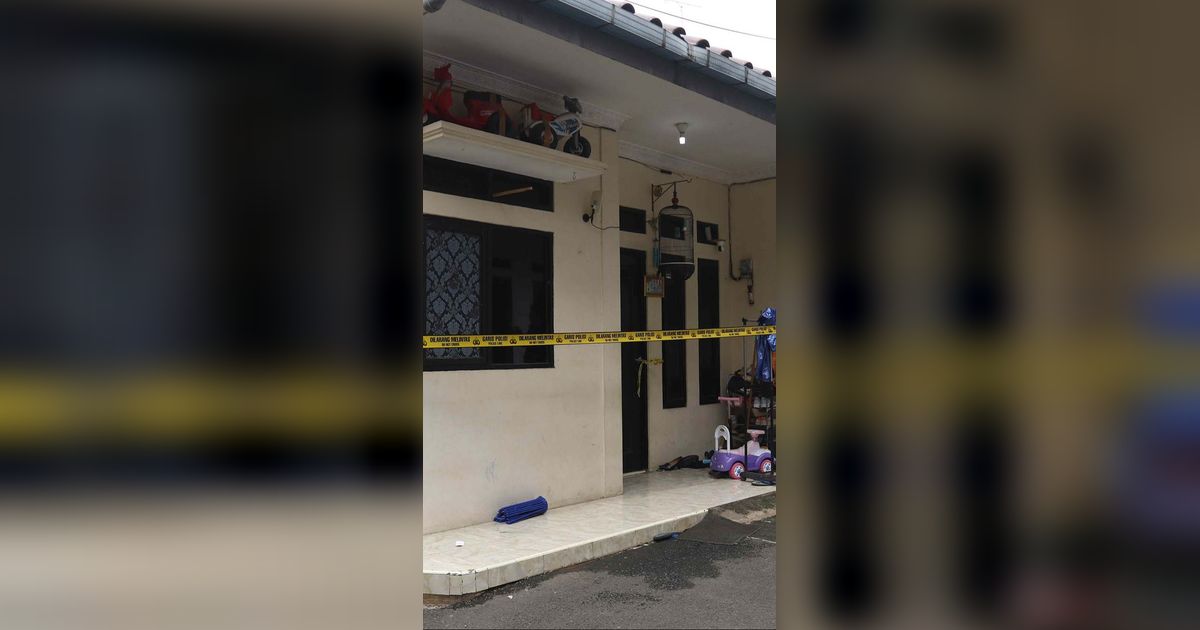 FOTO: Penampakan Rumah Lokasi Pembunuhan 4 Anak di Jagakarsa, Garis Polisi Dipasang Mengeliling