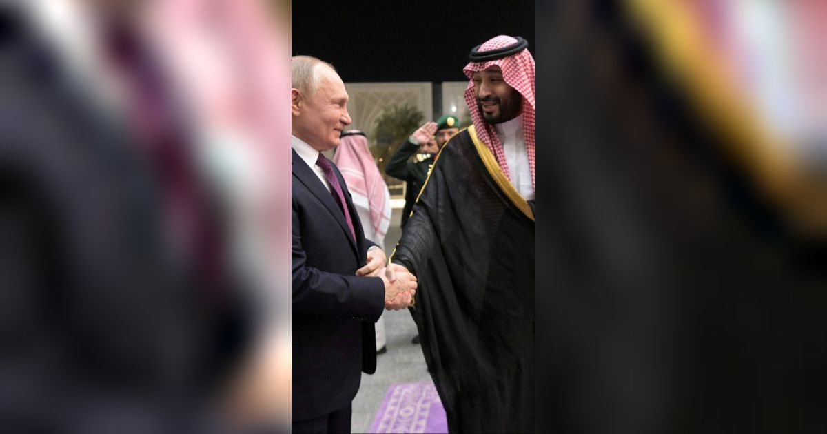 FOTO: Di Tengah Agresi Israel, Putin Kunjungi UEA dan Arab Saudi untuk Temui Pangeran MbS dan Presiden Sheikh MbZ