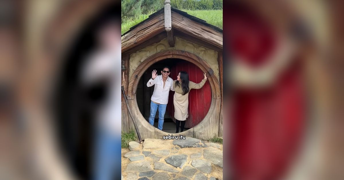 Foto-foto Sabrina Anggraini dan Belva Devara saat Berkunjung ke Lokasi Syuting Film The Hobbit di New Zealand, Seru Banget!