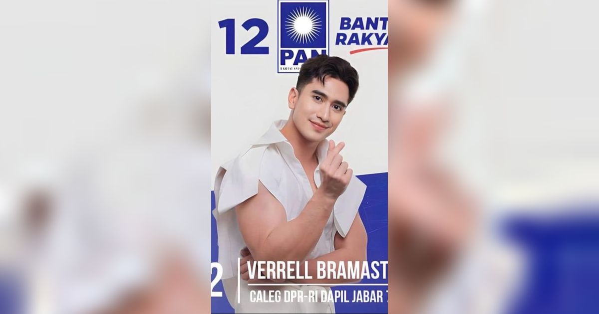 10 Foto Kampanye Verrell Bramasta Jadi Caleg Tuai Cibiran, Anak Iis Dahlia Beri Komentar Pedas