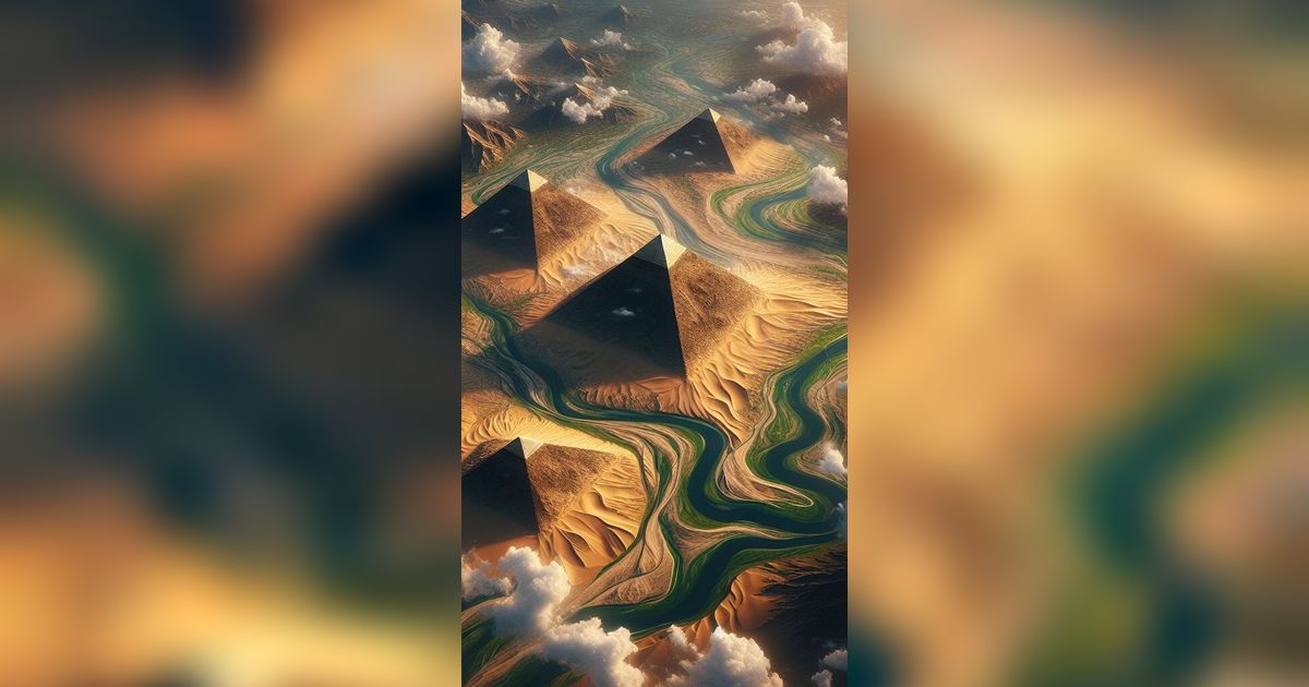 Temuan Dari Luar Angkasa Ungkap Piramida Mesir Dibangun Menggunakan Air
