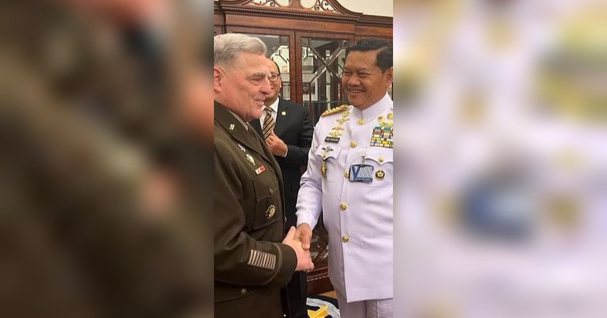 Panglima TNI Bertemu Jenderal AS, Ada Momen Beri Wejangan Perwira Belajar di Amerika