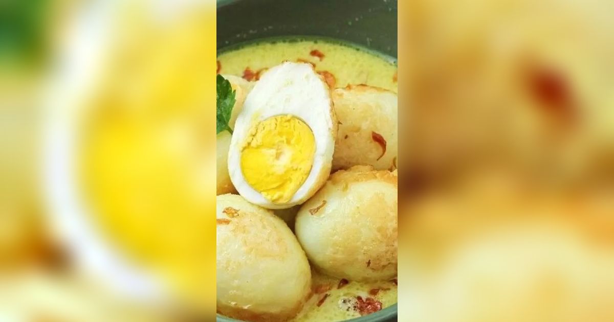Resep Opor Telur yang Enak dan Sederhana, Pelengkap Sajian Iduladha