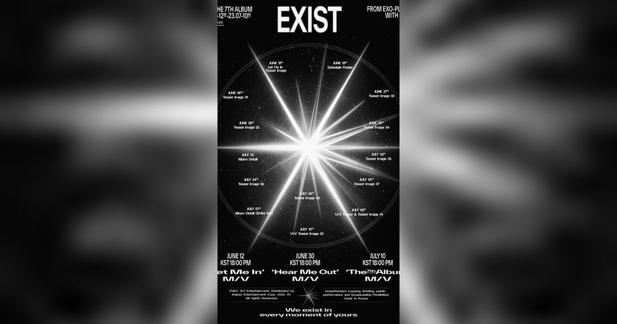 Jelang Comeback, EXO Rilis Teaser para Member untuk 