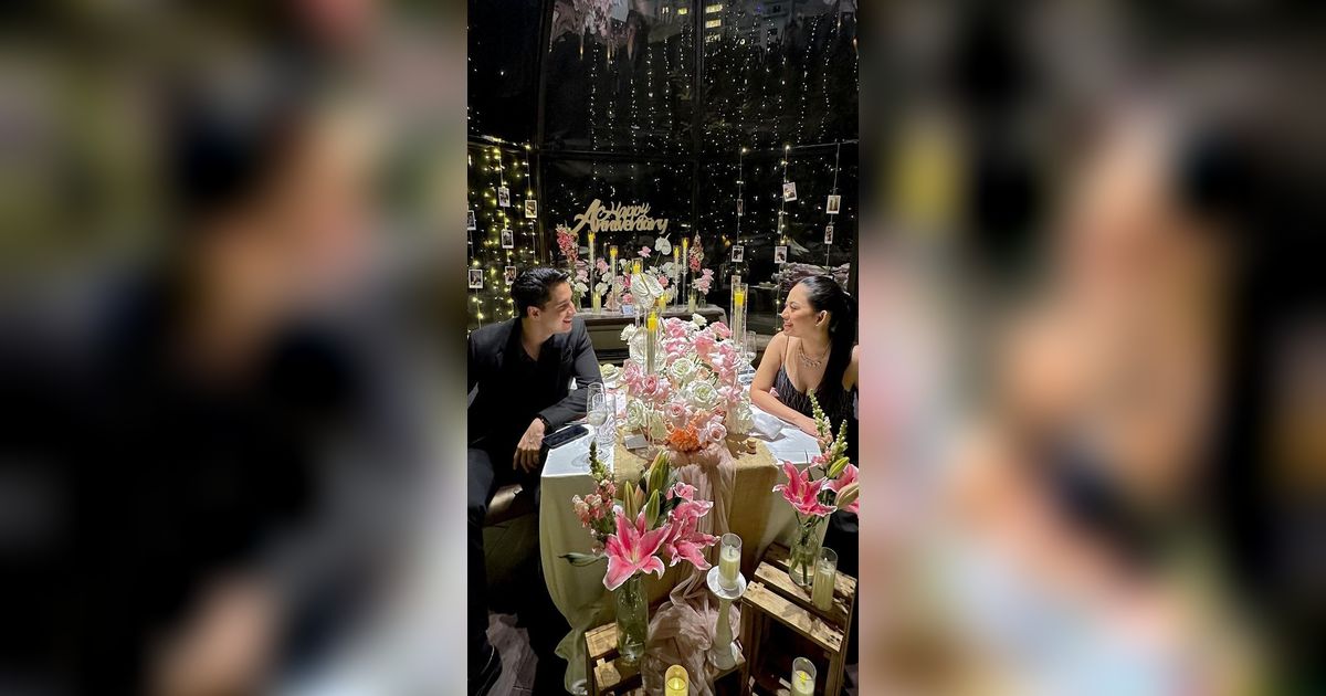 Dinner Bareng, Intip Potret Rachel Vennya dan Salim Nauderer di Perayaan Anniversary Ke-2 yang Super Romantis