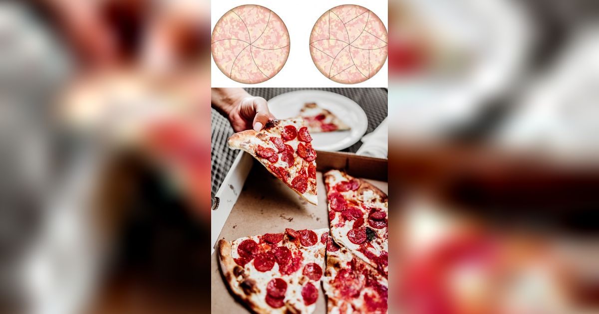 Begini Rumus Terbaik Memotong Pizza Menurut Ahli Matematika