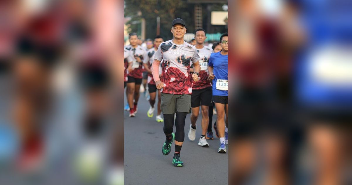 Meriahkan Bank Jateng Friendship Run 2023, Intip Keseruan Ganjar Pranowo Lari Keliling Jogja