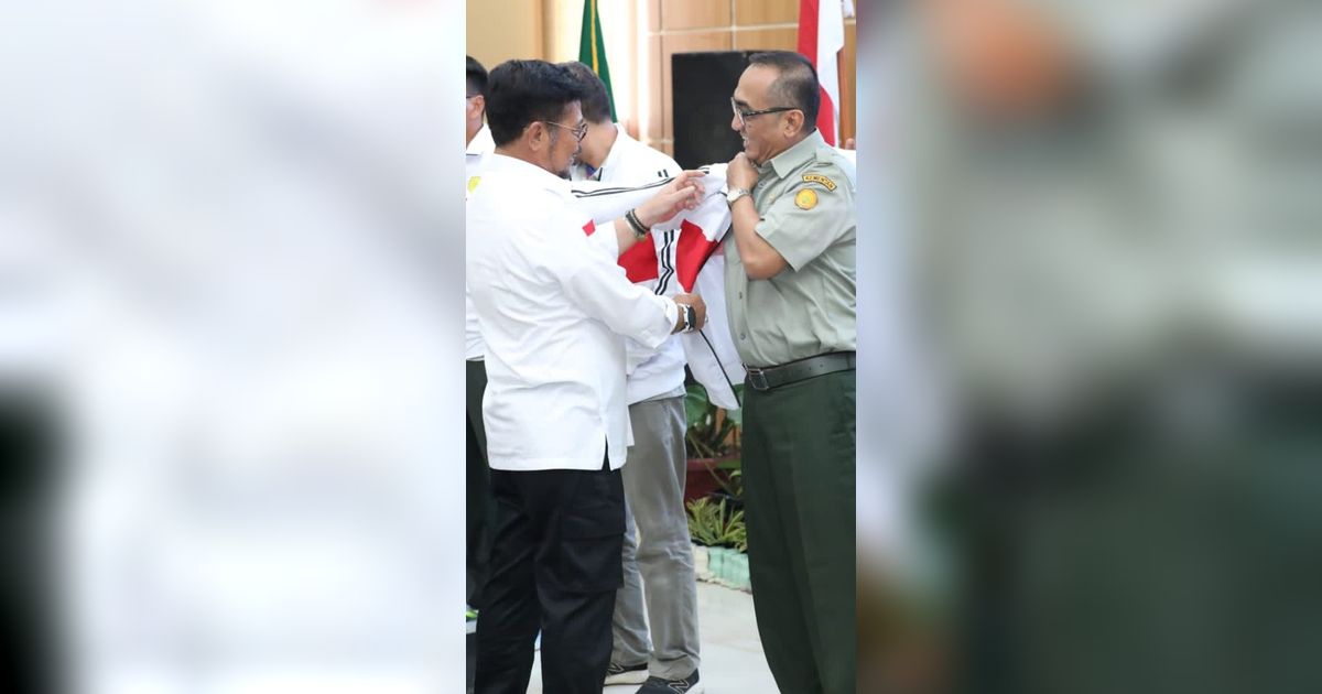 Lepas Delegasi PORNAS, Mentan SYL: Kalian Harus Juara