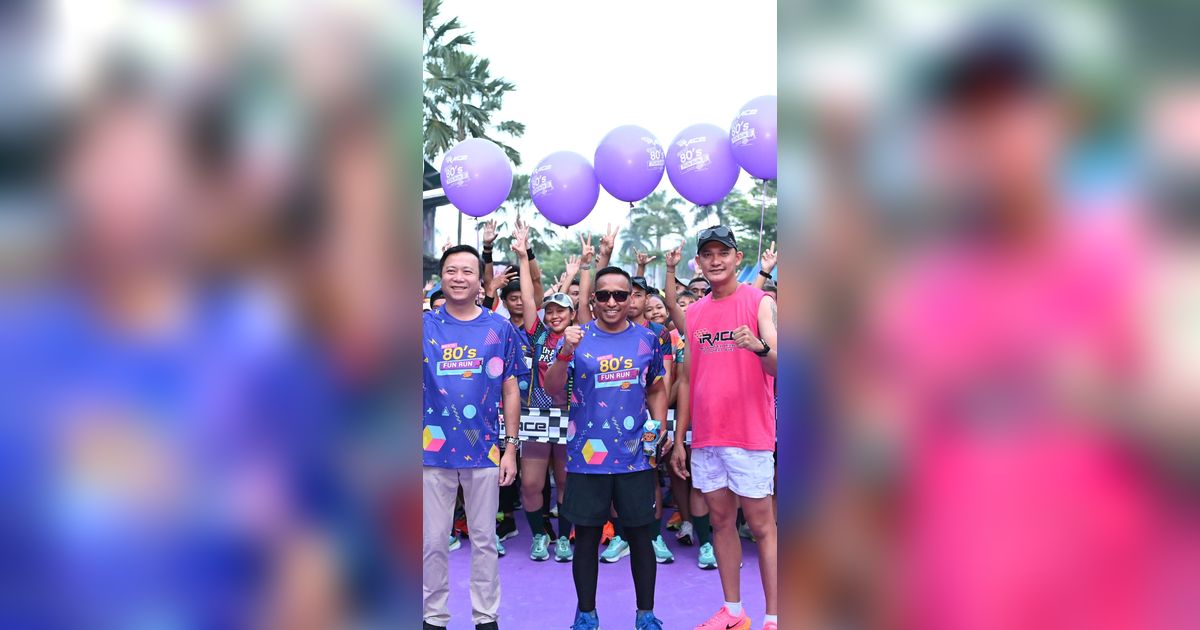 Gelaran Fun Run Back to 80s Sukses Digelar IRACE Indonesia