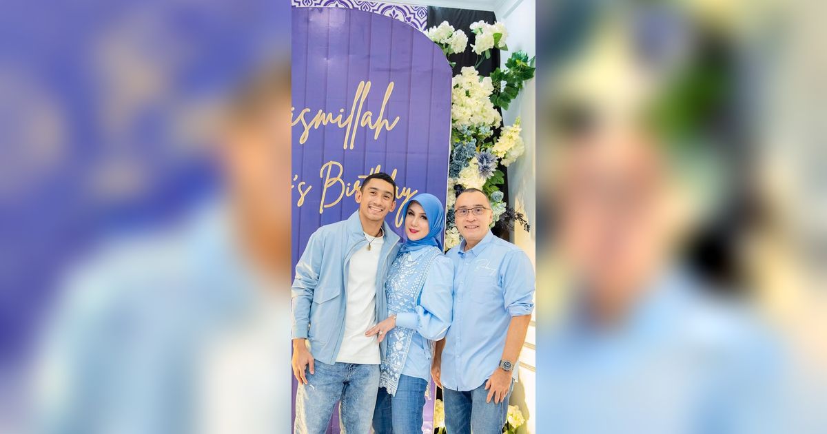 Serba Biru, Ini Potret Perayaan Ulang Tahun Denny Wardhana Suami Marini Zumarnis