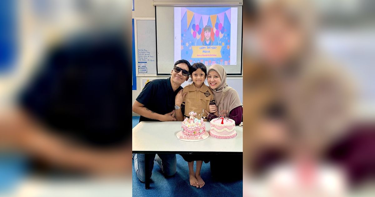 Tetap Rayakan Ulang Tahun Anak Bersama, Intip Momen Kompak Desta dan Natasha Rizky