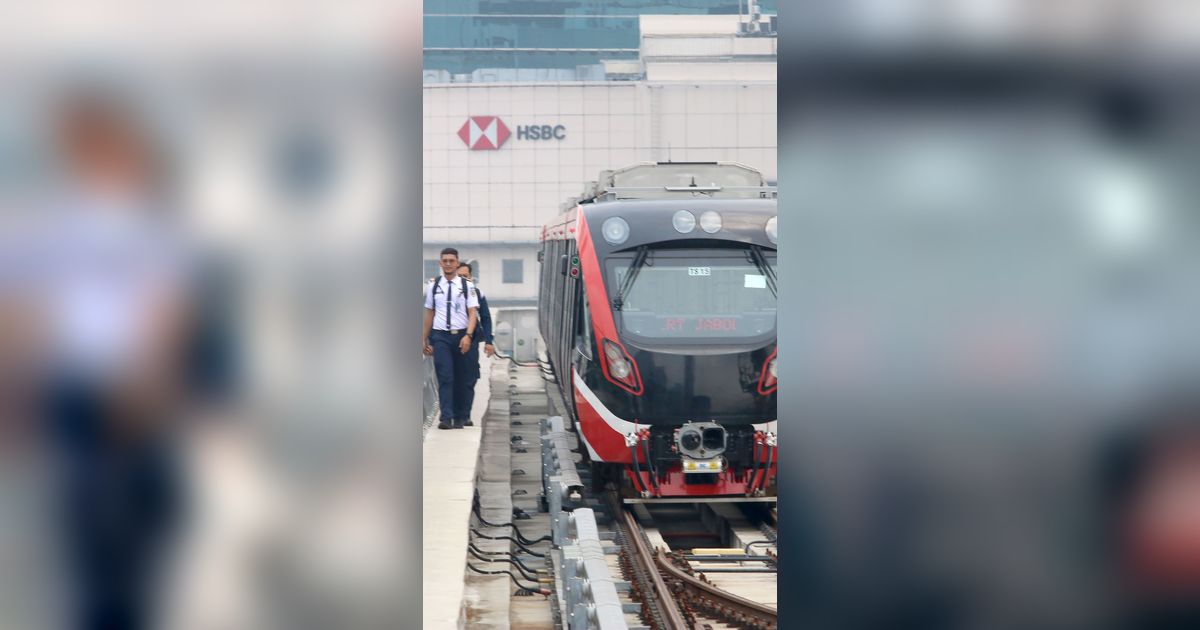 FOTO: Uji Coba Terbatas LRT Jabodebek 2023, Kemenhub Tetapkan Tarif Termurah Rp5000