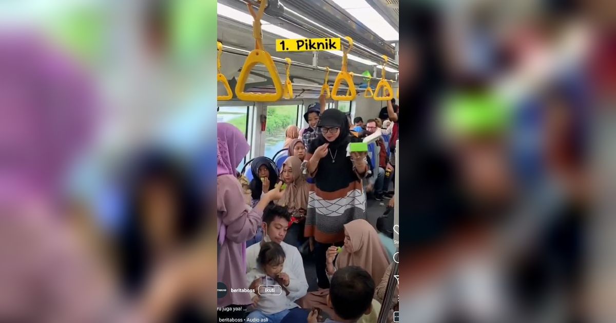 Viral Video Warga Piknik di KA Makassar-Parepare, Begini Penjelasan Kemenhub