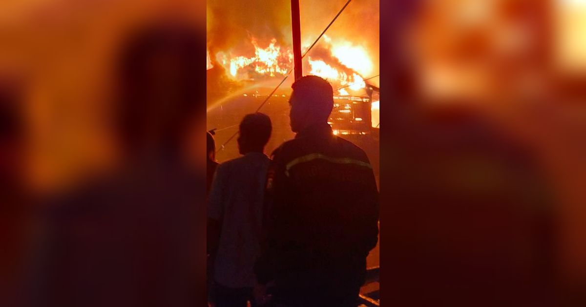 11 Rumah di Rokan Hilir Terbakar, 3 Orang Meninggal Termasuk 2 Penyandang Keterbelakangan Mental