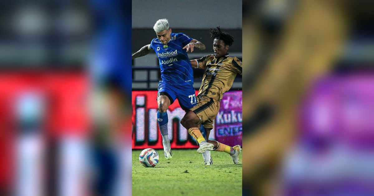 FOTO: Momen Persib Gagal Menangkan Duel Lawan Dewa United yang Bikin Luis Milla Out